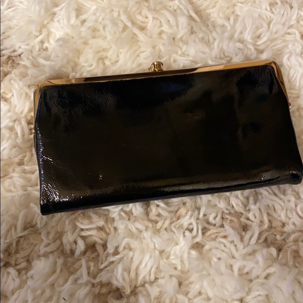 Black hobo wallet